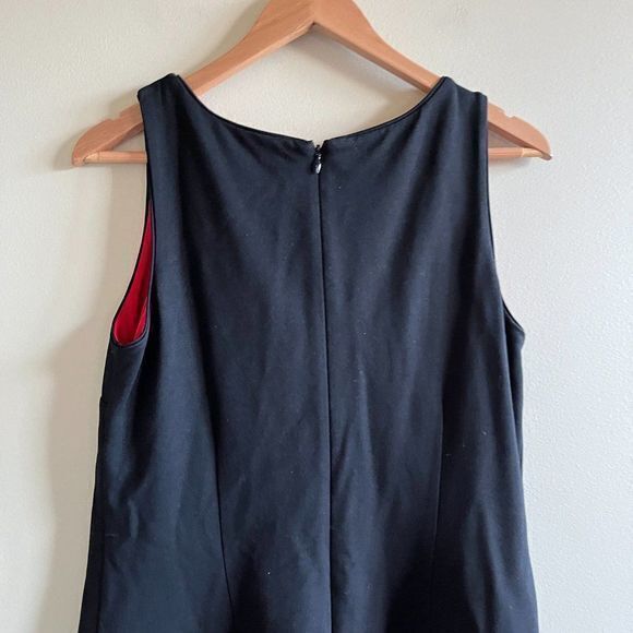 WHITE HOUSE BLACK MARKET BLACK SLEEVELESS FAUX WRAP DROP WAIST DRESS WOM… - Picture 8 of 8